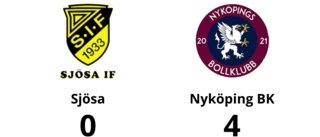 Förlust mot Nyköping BK för Sjösa