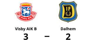 Visby AIK B vann mot Dalhem - trots underläge i halvtid
