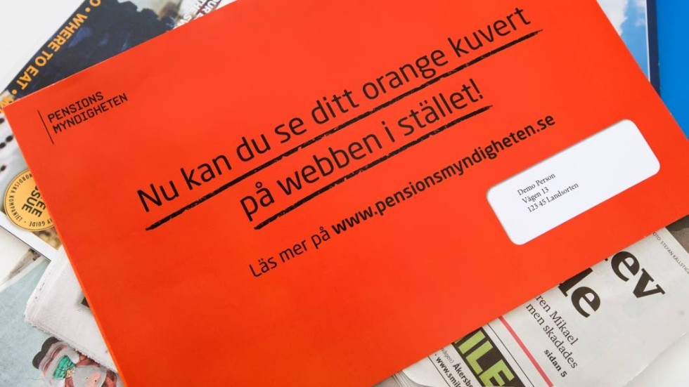 The orange envelope is sent out every February.
