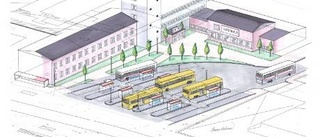 Stadshusparken kan bli bussterminal