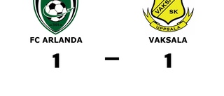 Delad pott för FC Arlanda och Vaksala
