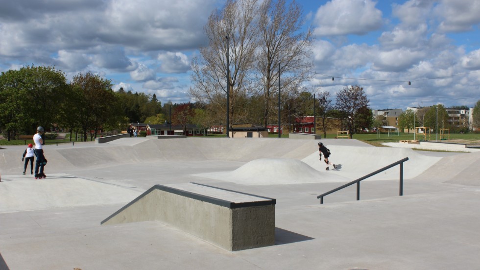 Så här kan en skatepark se ut. Här är en i Linköping. Men är det verkligen något Vingåker behöver?