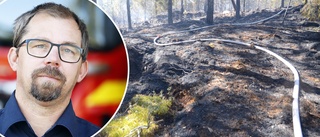 Åker- och Mariefredsstyrka deltog i omfattande brandbekämpning: "Var ute en kortis"
