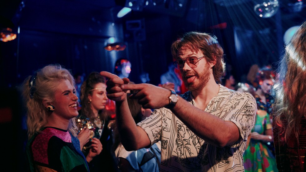 Bill Skarsgård som Clark Olofsson under 1980-talet i "Clark". Pressbild.