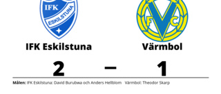 IFK Eskilstuna avgjorde mot Värmbol efter paus