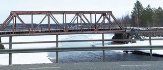 Järnvägsbron i Armasjoki påskafton 2022