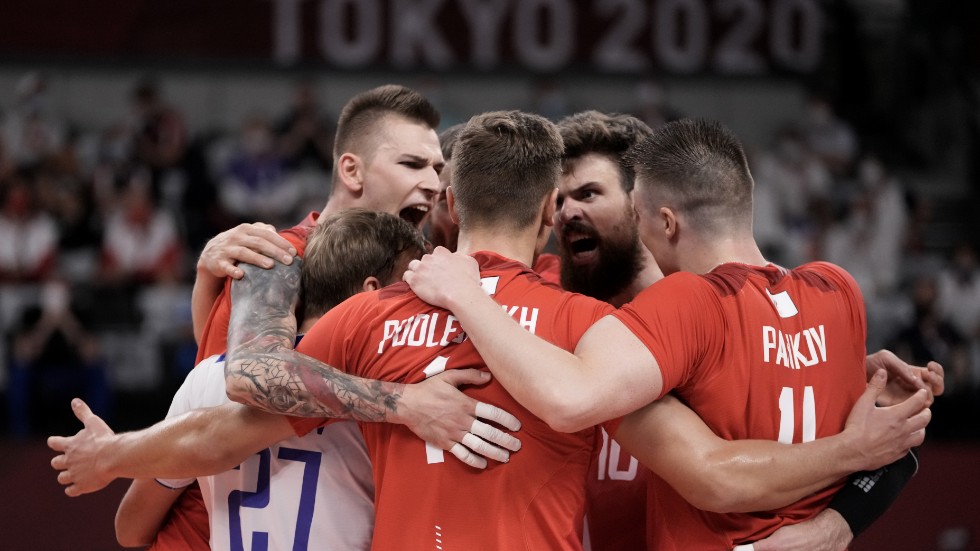 Ryska volleybollspelare under OS i Tokyo 2021. Nu stoppas Ryssland och Belarus från deltagande i Asiatiska spelen, något som hade öppnat dörren för deltagande i OS 2024.