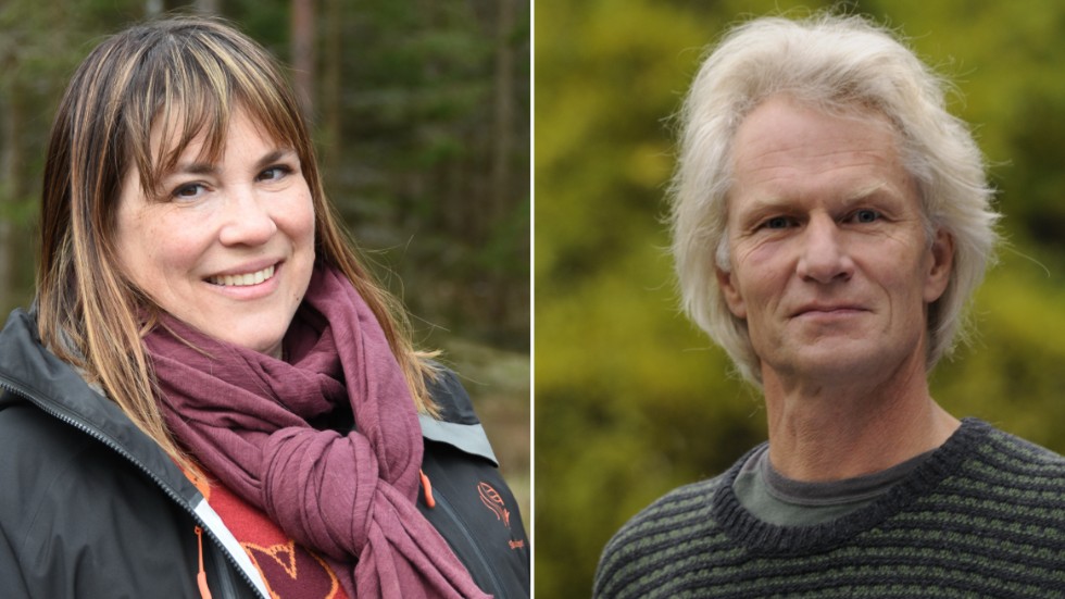 Karin Fällman Lillqvist, hållbarhetschef Skogssällskapet och 
Anders Dahlberg, professor inom skoglig mykologi och växtpatologi, SLU.