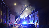 Brand i Eskilstuna – bostäder evakueras