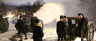 Här avfyras kanonskotten vid Uppsala slott