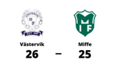 Västervik segrade i toppmötet mot Miffe