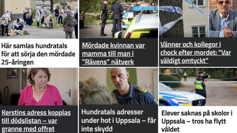 "Veckan som gått har Uppsala stått i centrum för en våldsvåg som saknar motstycke." Det skriver UNT:s Johanna Odlander. 