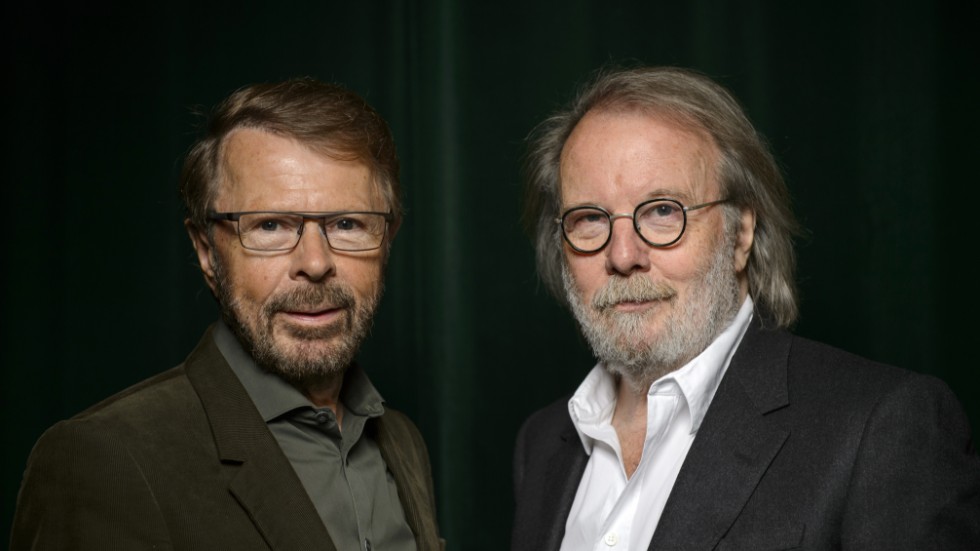 Björn Ulvaeus och Benny Andersson. Arkivbild.