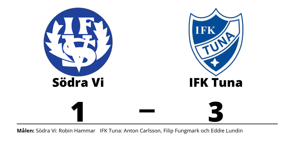 Södra Vi IF förlorade mot IFK Tuna