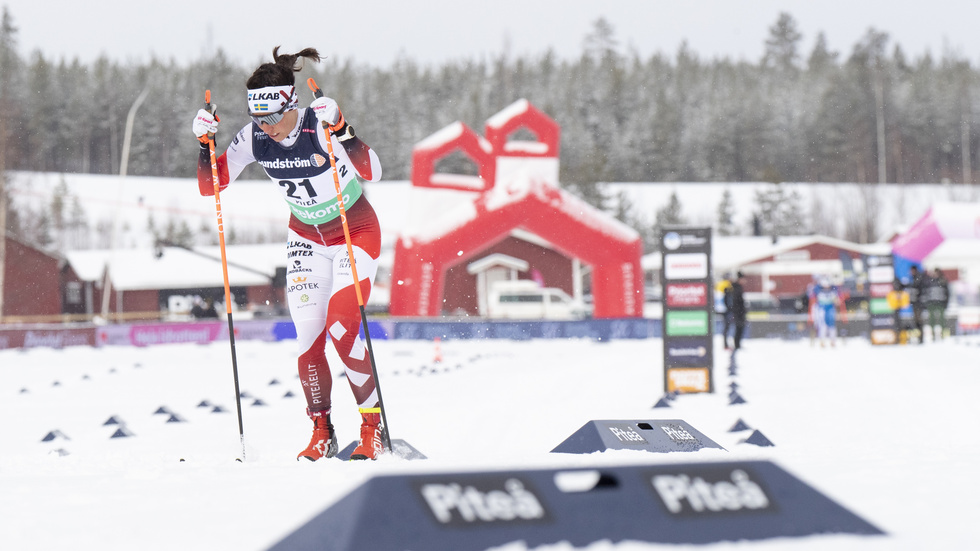 Kalla avslutade sin karriär som skidåkare i mars 2022. 30 km under skid-SM i Piteå, där Kalla vann ett brons, blev hennes sista lopp. Arkivbild.