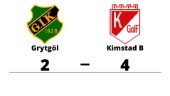 Förlust med 2-4 för Grytgöl mot Kimstad B