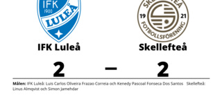 Skellefteå fixade en poäng mot IFK Luleå