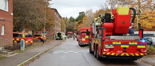 Förråd brann i Uppsala – räddningstjänsten ryckte ut
