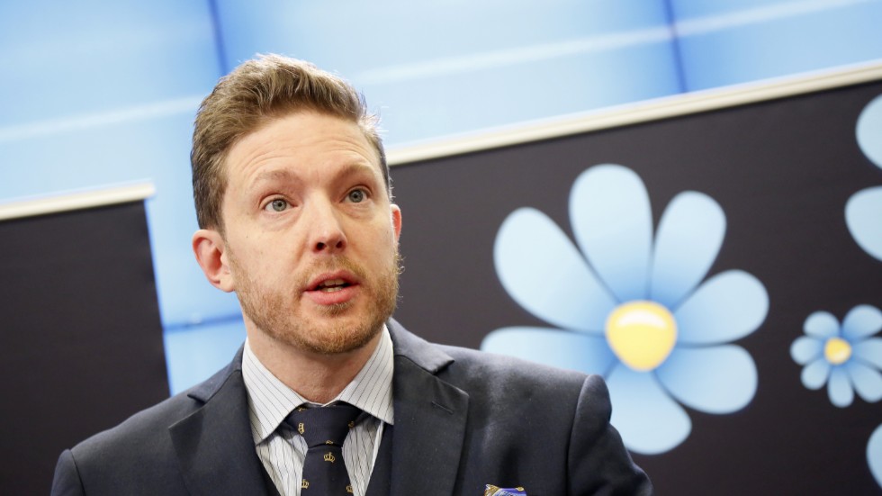 Josef Fransson, ledamot i riksdagen för Sverigedemokraterna. Arkivbild.