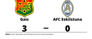 Förlust med 0-3 för AFC Eskilstuna mot Gais