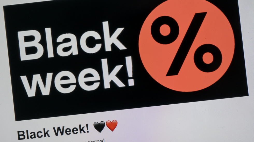 Black week är nu etablerat även i Sverige.