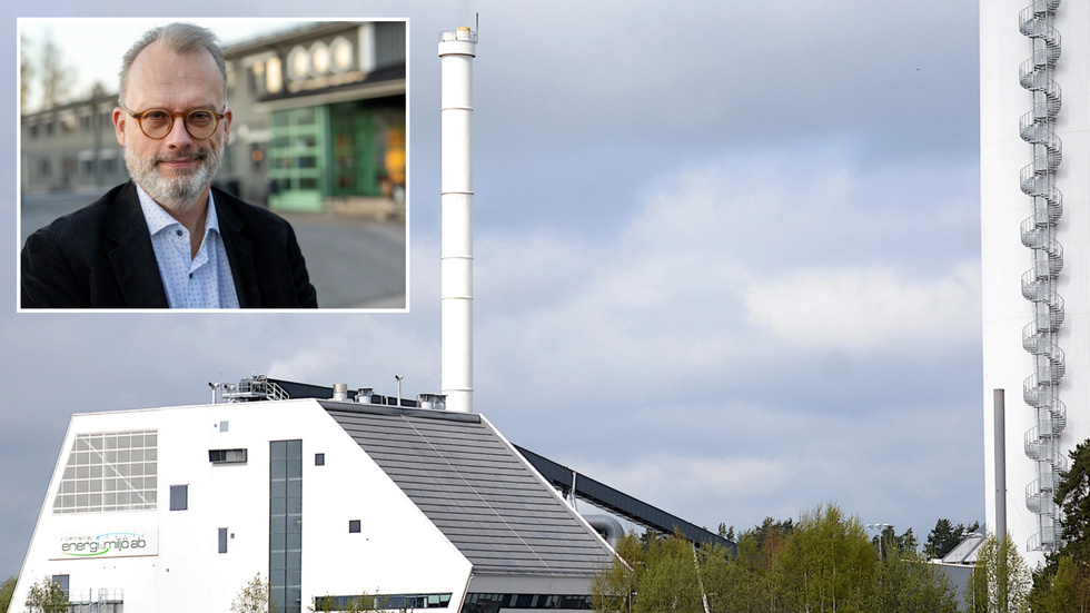 Olle Fogelin, vd Vimmerby Energi & Miljö bemöter Fastighetsägarnas kritik av höjningen av fjärrvärmetaxan i Vimmerby. 