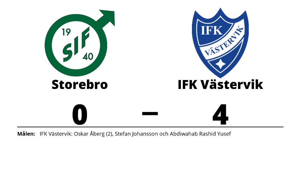 Storebro IF förlorade mot IFK Västervik