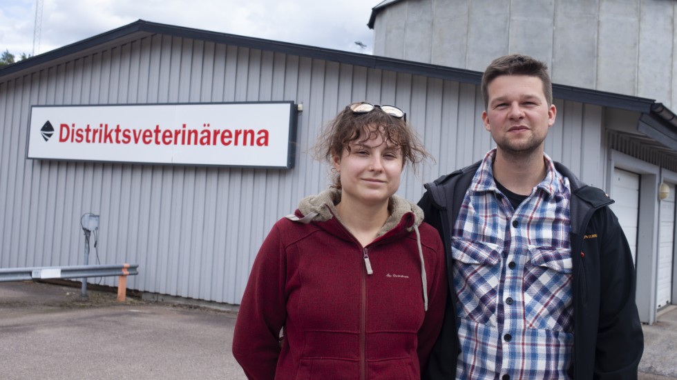 Zuzanna Daroszewska och Mateusz Hetman kommer att börja jobba på Distriktsveterinärerna i Vimmerby och Västervik i höst.