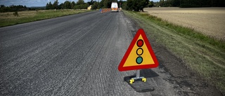 Risk för köer under asfaltering – rekommenderas till andra vägar