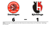 Klar seger för Stenhagen - vann med 6-1 mot Björklinge