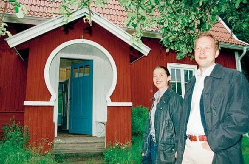 Sofia och Åke Hammarskjöld fick en spinoff-effekt efter att Farmen spelats in på ett av deras torp sommaren 2001. Här ordnades teambuilding och konferenser. Det är ett av flera exempel på satsningar paret gjort för att utveckla verksamheten på Tuna gård. Foto: Jimmy Karlsson