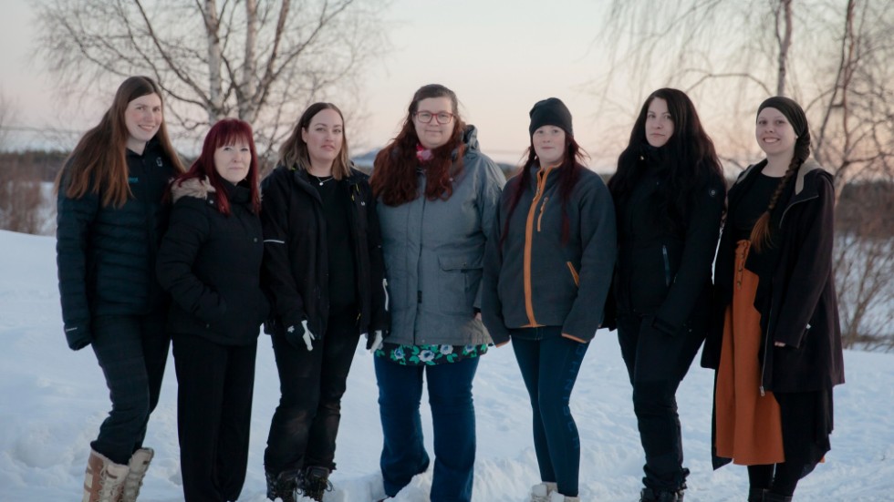 The project group consists of Yvonne Illien, Vivianne Larsson, Linn Winka, Malin Johansson, Lillemor Almgren, Matilda Johansson and Viktoria Wigenstam. Jessica Vallsten and Sanna Kaistamaa (not pictured) are also in the group.