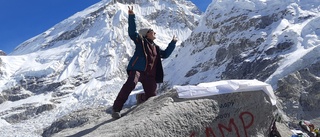Iris, 72, vandrade upp till Mount Everest Base Camp