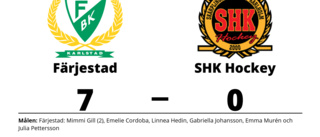 Storförlust för SHK Hockey i toppmötet med Färjestad
