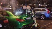 Räddningstjänsten släckte bilbrand