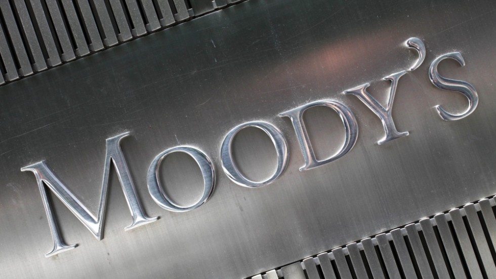Ratinginstitutet Moody's sänker utsikterna för USA:s banksystem till negativa efter tre bankrusningar. Arkivbild