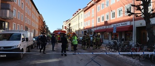 Brand i restaurang i Uppsala  