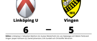 Linköping U vann i förlängningen mot Vingen