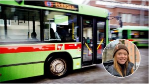 Lovisa, 31, fick åka buss gratis i en månad – nu utvärderas pendlingstestet: "Önskar att de gick oftare"