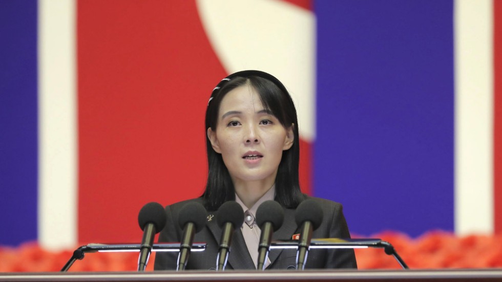 Kim Yo-Jong, syster till Nordkoreas ledare Kim Jong-Un.