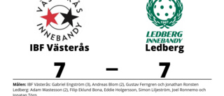 Oavgjort för Ledberg borta mot IBF Västerås
