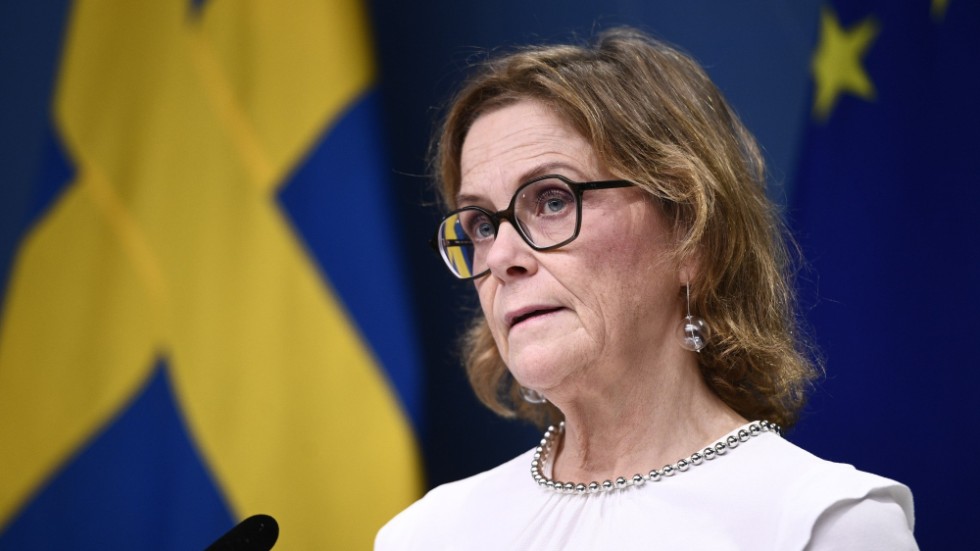 Svenska kraftnät, med generaldirektören Lotta Medelius-Bredhe, vill inte redan nu lova mer elstöd för vintermånaderna eller 2023. Arkivbild.