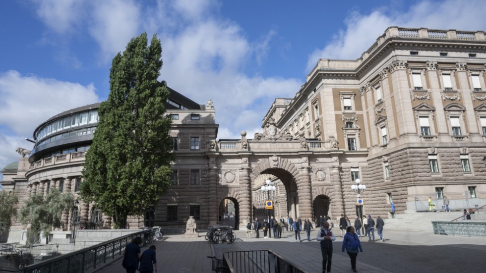 Riksdagshuset i Stockholm. Arkivbild.