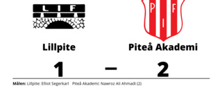 Nawroz Ali Ahmadi tvåmålsskytt när Piteå Akademi vann