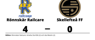 Bortaförlust för Skellefteå FF mot Rönnskär Railcare