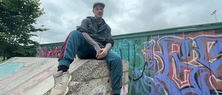 Linus vill ha laglig graffitivägg i centrala Enköping