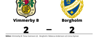 Vimmerby B i ledning i halvtid - men tappade segern mot Borgholm