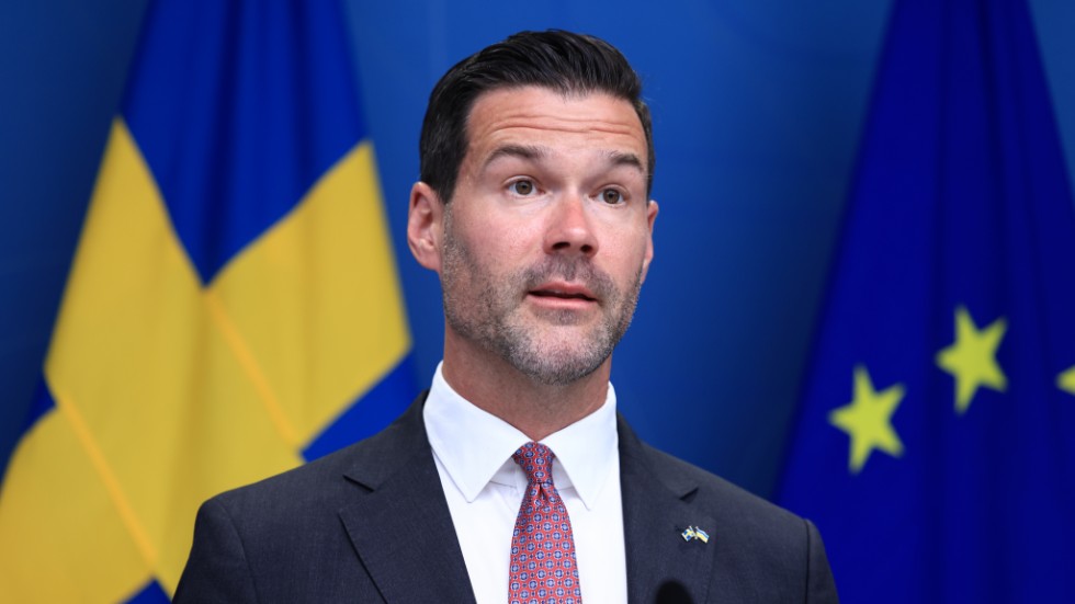 Bistånds- och utrikeshandelsminister Johan Forssell (M).