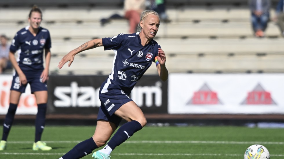 Caroline Seger gjorde comeback efter skada i söndagens damallsvenska match mellan Rosengård och Kif Örebro.