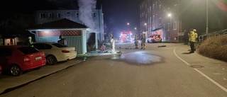 Brand i miljöhus – anmäls som grov skadegörelse